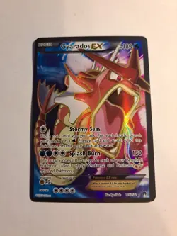 Gyarados EX Full Art 114/122 Breakpoint Ultra Rare Holo Pokemon TCG Card - Image 1