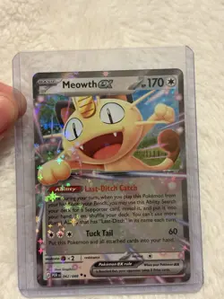 Meowth Ex 062/088 Perfect Order Nm Pokemon Tcg Trading Card - Image 1
