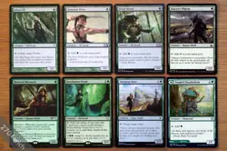 Set of 8 Different Popular Green Mana Dorks *Unplayed NM* Llanowar Arbor Elf MTG - Image 1