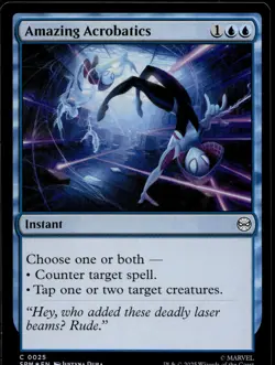 Amazing Acrobatics 25 Foil Spider-Man Magic: The Gathering NM - Image 1