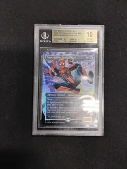 BGS 10 MTG Spectacular Spider-Man (0239) (Borderless) (Textured Foil) Marvel - Image 1
