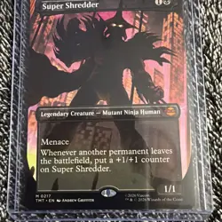 MTG Super Shredder (Borderless) (217) | NM | TMNT {TMT} - Image 2