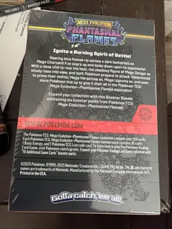 Pokemon Mega Evolution Phantasmal Flames Booster Bundle Sealed - Image 2