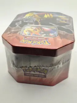 NEW Pokemon TIN BOX ( GIRATINA LV.X + 4 Booster diamond and pearl Platinum - Image 4