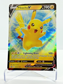 Pikachu V SWSH198 - SWSH Black Star Promo - Pokemon Card - Near Mint - Image 1