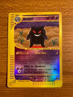 Reverse Holo Gengar #13/165 TCG Pokemon Expedition English - Image 4