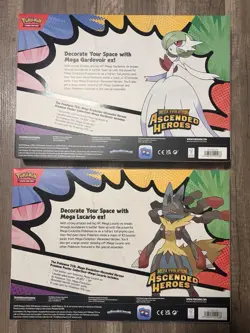 Pokemon Ascended Heroes Premium Poster Collection Gardevoir & Lucario SHIPS NOW! - Image 2