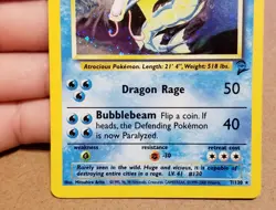 Pokemon TCG Gyardos 7/130 ☆ Holo Rare Base Set 2 Vintage Nm/Lp - Image 5
