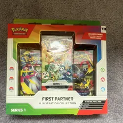 Pokemon First Partner Illustration Collection Series 1 Promo Collectors Box 2021 - Image 1