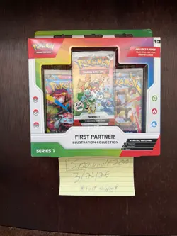 Pokemon TCG First Partner Illustration Collection Series 1 Sealed In Hand - Image 1