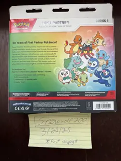 Pokemon TCG First Partner Illustration Collection Series 1 Sealed In Hand - Image 2