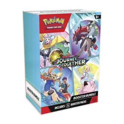 Pokemon Scarlet & Violet Journey Together Booster Bundle Box 6 Packs Zoroark Cl… - Image 1