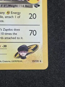 Pokemon Celebrations Rocket's Zapdos 15/132 LP - Image 5