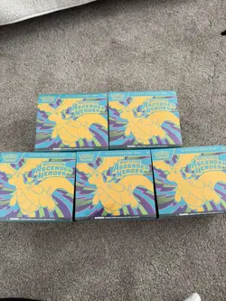 Pokemon TCG - Ascended Heroes - Elite Trainer Box (ETB) - Brand New SEALED ✅ X5 - Image 1
