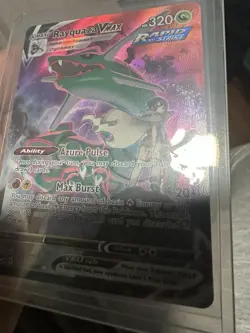 Pokemon Rayquaza VMAX TG20/TG30 Full Art Rapid Strike Holo Ultra Rare 320HP - NM - Image 4