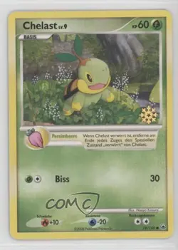 Turtwig (Snowflake Stamp) German Pokemon Diamond & Pearl Majestic Dawn #78 2008 - Image 1