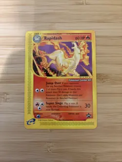 Rapidash 51/53 Wotc Promo- Pokemon Center NY Stamped NM - Image 1