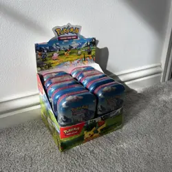 10x Pokemon TCG Ascended Heroes Mini Tins Sealed - With Display Case (Unsealed) - Image 2
