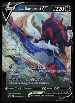 Hisuian Samurott V SWSH239 - Pokemon Sword & Shield Promo (NM) - Image 1