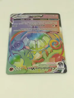 Chandelure VMAX (Secret Rainbow Rare) 265/264 Fusion Strike Holo Pokemon 2021 - Image 4