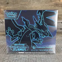Phantasmal Flames Pokemon Center Elite Trainer Box Factory Sealed - Image 1