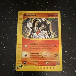 Houndour 66/144 Skyridge Basic Reverse Holo Pokemon TCG English - Image 1