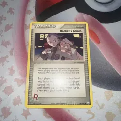 Rocket’s Admin 86/109 Team Rocket Returns Non Holo Pokemon Near Mint - Image 1