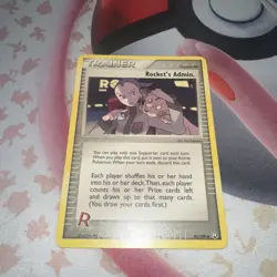 Rocket’s Admin 86/109 Team Rocket Returns Non Holo Pokemon Near Mint - Image 2