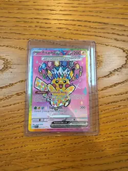 Pokemon TCG Pikachu EX SIR 277/217 Ascended heroes English *IN HAND* *PACK FRESH - Image 1