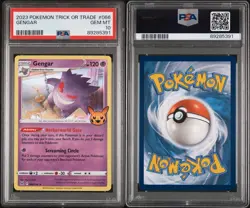 Pokemon Scarlet Violet 2023 Trick or Trade Gengar #66 PSA 10 Gem Mint - Image 2
