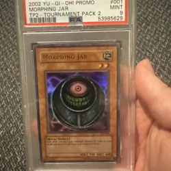 PSA 9 Morphing Jar TP2-001 Ultra Rare YuGiOh English Tournament Pack Two 2002 - Image 3