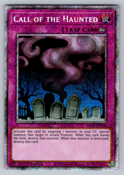 Call of the Haunted Yugioh RA03-EN108 Platinum Secret Rare PSR NM - Image 1