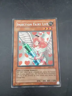 Yugioh Injection Fairy Lily LOD-100 Secret Rare - Image 1