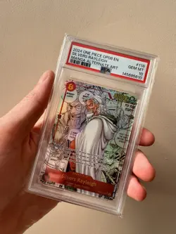 2024 ONE PIECE OP08-TWO LEGENDS MANGA ALTERNATE ART #118 SILVERS RAYLEIGH PSA 10 - Image 2