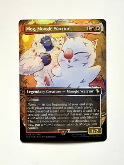 Mog, Moogle Warrior (Borderless) Chocobo Track Foil Final Fantasy Magic English - Image 2