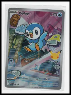 Pokemon 1st Partner Illustration PROMO CARDS Turtwig #40 Chimchar #41 Piplup #42 - Image 2