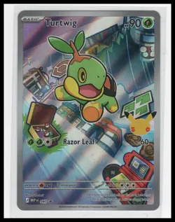 Pokemon 1st Partner Illustration PROMO CARDS Turtwig #40 Chimchar #41 Piplup #42 - Image 3