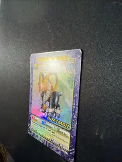 VINTAGE 2002 Foil Goatmon BO-247 S Digi Battle Digimon Card - Image 2