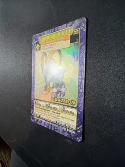 VINTAGE 2002 Foil Goatmon BO-247 S Digi Battle Digimon Card - Image 3