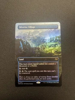Mistrise Village #397 Foil Rare Nm (Borderless) Tarkir: Dragonstorm Magic Mtg - Image 1