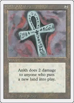 1x Ankh of Mishra Heavy Play MTG Magic - Kid Icarus - - Image 1