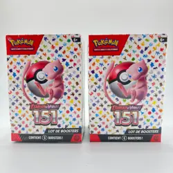 Pokemon TCG Lot de 2x Bundle 6 Boosters EV3.5 151 Mew Neuf & Scelle Cartes Boite - Image 1