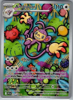Ambipom 107/094 ME02: Phantasmal Flames - Pokemon Card - NM - Image 1