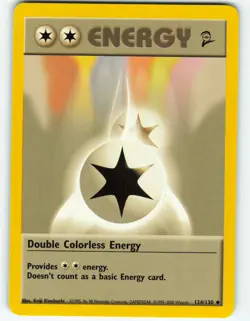 Double Colorless Energy - 124/130 Base Set 2 - Pokemon TCG - 2000 - Image 1