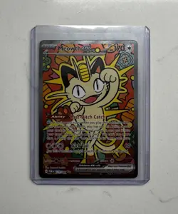 Meowth ex 121/088 ENGLISH Special Illustration Rare - Perfect Order SIR Pokemon - Image 3