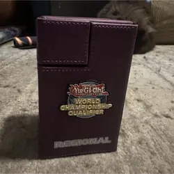 Yu-Gi-Oh! World Championship Qualifier deck box Purple - Image 1