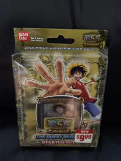 2005 Bandai Vintage One Piece CCG The Quest Begins Sealed Starter Deck English - Image 1