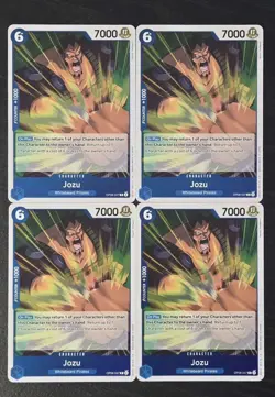 Jozu OP08-047 R Play Set 4 Card One Piece Two Legends NM Foil - Blue Vivi Staple - Image 1