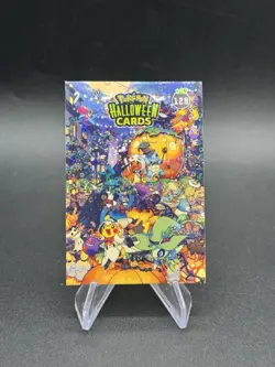 Pokemon Pikachu Lucario Holo Collectoons Halloween Card 129 Peru US Seller - Image 1