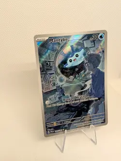 Mantyke 189/182 SV04: Paradox Rift Holo Pokemon TCG Card Full Art - Image 2